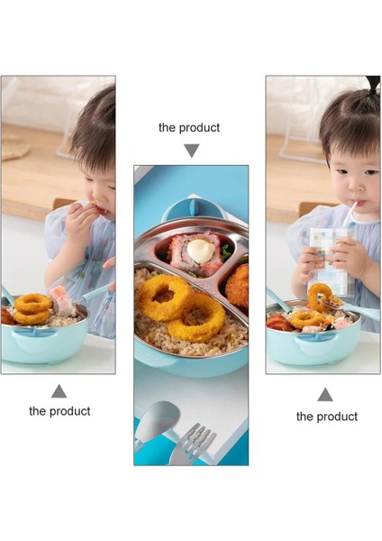 Kase Metal Vantuz Yürümeye Başlayan Bardak Çatal Bıçak Takımı 185X185 cm Besleme Için Kapaklı Paslanmaz Çelik (Yurt Dışından) fırsatları