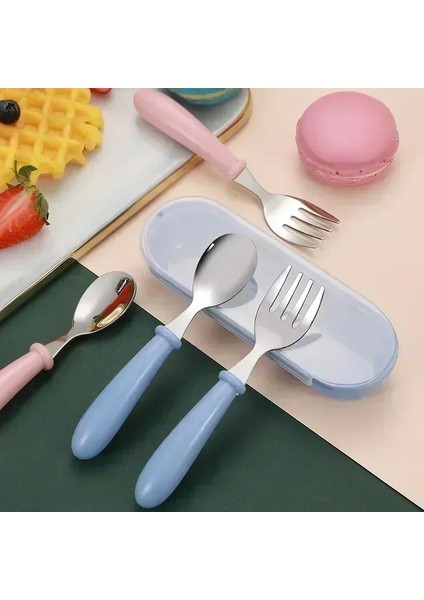 Beslenme Sofra Seti, Çocuk Mutfak Eşyaları, Paslanmaz Çelik Bebek Maması Kaşıkları ve Çatalları, Yürümeye Başlayan Çocuk Aletleri (Yurt Dışından) fiyatları