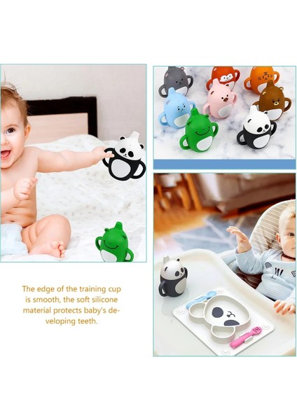 Yürümeye Başlayan Çocuk Su Bardağı Eğitim Cihazı Içme Suyu Öğrenme Kulplu Bardak (Yurt Dışından) fiyatları