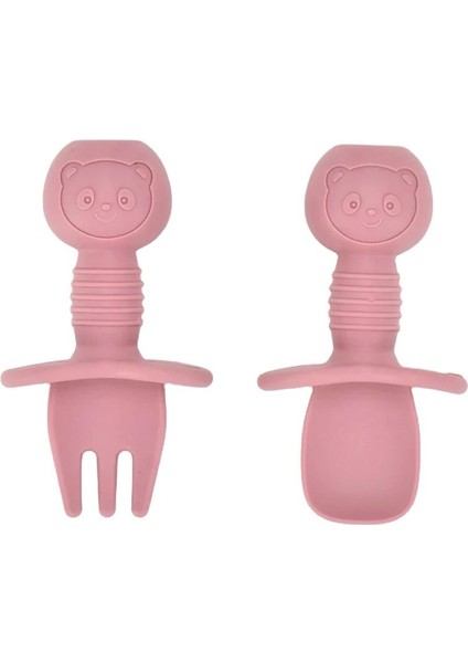 Parça Seti Öğrenme Kaşığı Sofra Takımı Besleme Seti Yürümeye Başlayan Sevimli Kaşık Sütten Kesilen Çocuklar Bpa Içermez (Yurt Dışından)