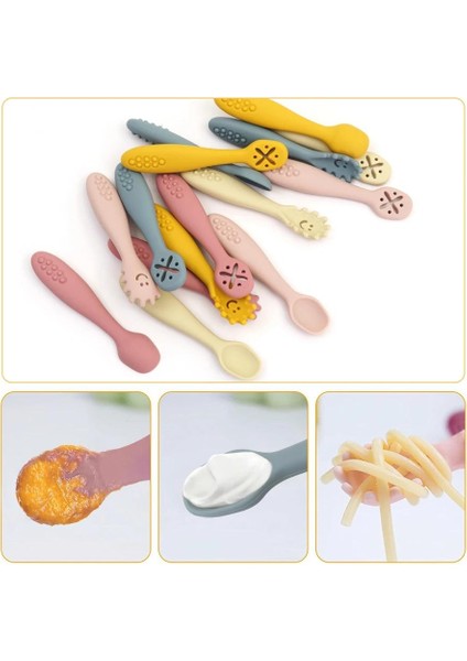 Parça Seti Öğrenme Kaşığı Sofra Takımı Besleme Seti Yürümeye Başlayan Sevimli Kaşık Sütten Kesilen Çocuklar Bpa Içermez (Yurt Dışından) fırsatları
