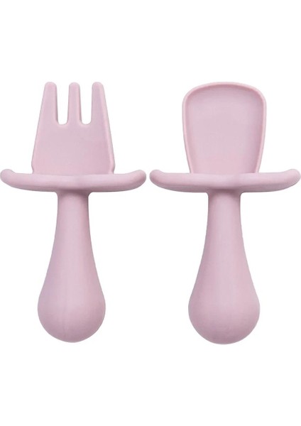 Yeni Besleme Mini Kaşık ve Çatal Bebek Sofra Takımı Eğitimi Uygulamalı Yetenek Çocuk Malzemeleri (Yurt Dışından)