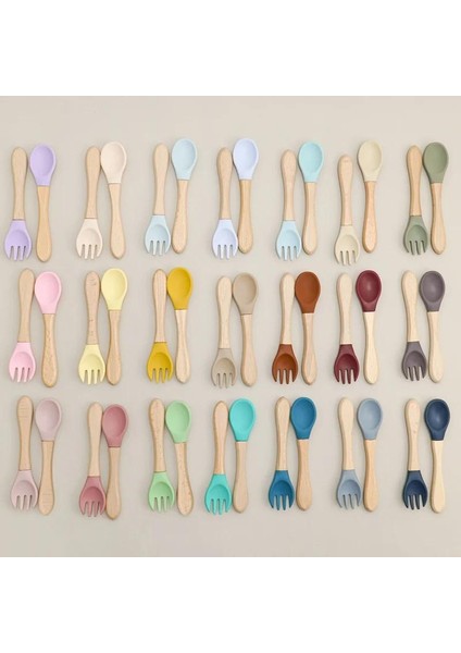 Besleme Tahta Çatal Kaşık Kase Yemek Tabağı Sofra Aksesuarları Organik Bpa Içermeyen Gıda Sınıfı Malzeme (Yurt Dışından) fiyatları