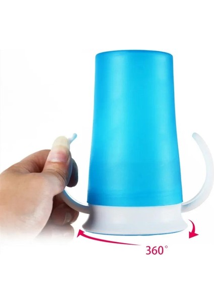 1 Adet 360 Su Bardağı Dönebilen Sihirli Bardak Bebek Öğrenme Içme Bardağı Sızdırmaz Çocuk Şişe 260MLCOPOS (Yurt Dışından)