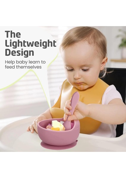 Kase Kendi Kendine Beslenen Eğitim Salyangoz Bebek Anti-Düşme Vantuz Seti Kaşıkla Çocuk Sofra Takımı (Yurt Dışından) modelleri