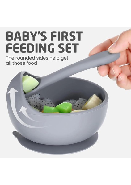 Kase Kendi Kendine Beslenen Eğitim Salyangoz Bebek Anti-Düşme Vantuz Seti Kaşıkla Çocuk Sofra Takımı (Yurt Dışından) fırsatları