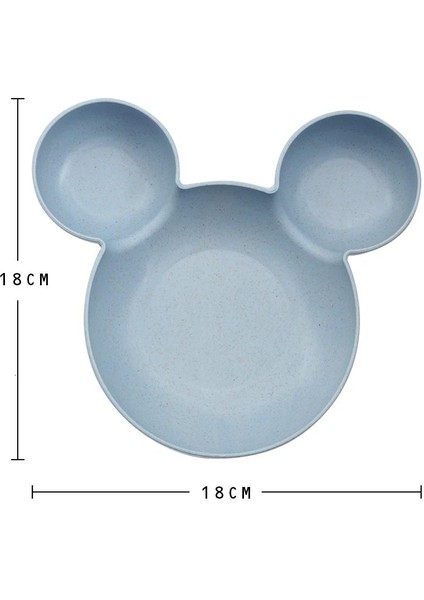 Çocuk Karikatür Fare Mickey Yemekleri Yemek Kabı Çocuklar Bebek Bebek Pirinç Kasesi Plastik Atıştırma Tabağı Sofra Takımı (Yurt Dışından) fiyatları