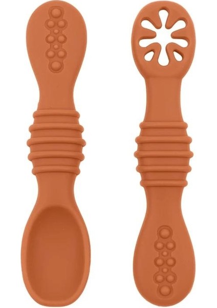 Besleme ve Yemek Kaşığı Seti Bpa Içermeyen Yapışkan Kaşık Çocuk Sofra Takımı Eğitimi (Yurt Dışından)
