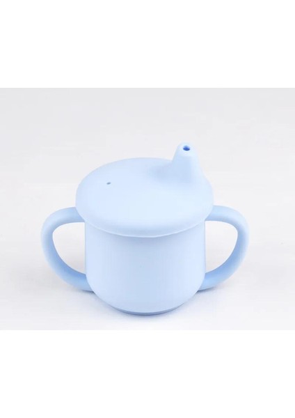 100% Gıda Sınıfı Besleme Drinkware Çift Saplı Sızdırmaz Çocuk Öğrenme Içme Bardağı Bpa Içermeyen Yürümeye Başlayan Su Şişesi (Yurt Dışından)