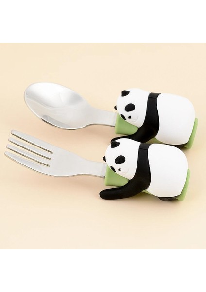 Lofca Panda Bebek Kaşık Tembel Hayvan Çatal Besleme Yemek Yemeyi Öğrenme Çocuk Sofra Takımı Bpa Içermez (Yurt Dışından) modelleri