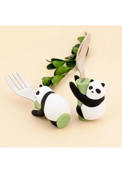 Lofca Panda Bebek Kaşık Tembel Hayvan Çatal Besleme Yemek Yemeyi Öğrenme Çocuk Sofra Takımı Bpa Içermez (Yurt Dışından) fırsatları