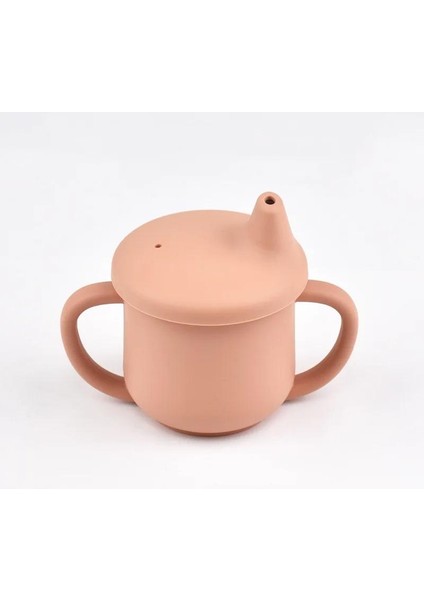100% Gıda Sınıfı Besleme Drinkware Çift Saplı Sızdırmaz Çocuk Öğrenme Içme Bardağı Bpa Içermeyen Yürümeye Başlayan Su Şişesi (Yurt Dışından)