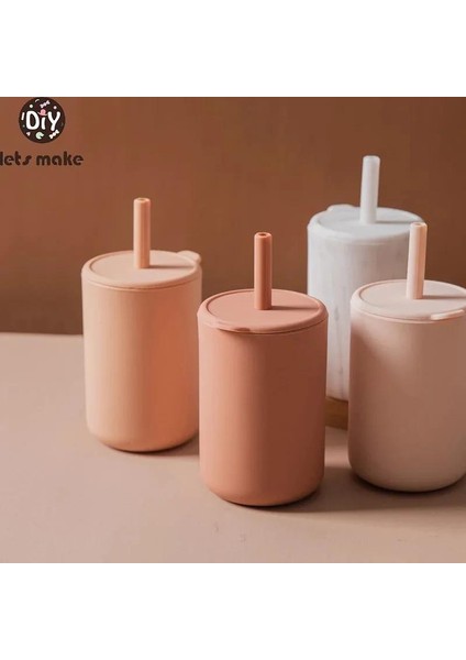 Let's MAKE150 ml Besleme Bardağı Su Geçirmez Sofra Takımı Yürümeye Başlayan Çocuk Yemekleri Sızdırmaz Içme Pipetleri (Yurt Dışından) fiyatları