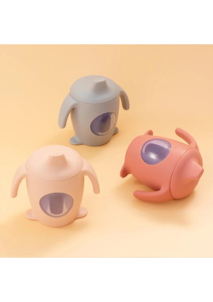 Damlatmaz Bardak Paketi, Penguen Şeklinde Karikatür Su Şişeleri, Görünür Biberonlar, Şeffaf Taşınabilir Sofra Takımı (Yurt Dışından) modelleri