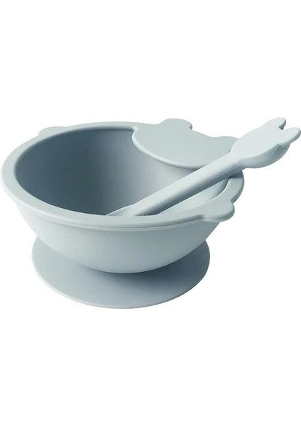 Bpa Karikatür Ayı Bebek Kaşık Kase Seti Yemek Tabağı Çocuk Besleme Sofra Su Geçirmez, Kaymaz ve Düşme Önleyici (Yurt Dışından)
