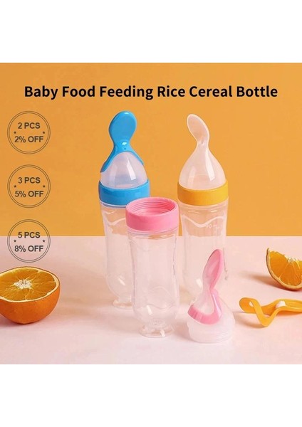 Sıkma Biberonu Yenidoğan Eğitim Pirinç Kaşığı Bebek Tahıl Gıda Takviyesi Güvenlik Sofra Aracı (Yurt Dışından) fiyatları