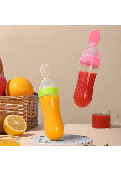 Sıkma Biberonu Yenidoğan Eğitim Pirinç Kaşığı Bebek Tahıl Gıda Takviyesi Güvenlik Sofra Aracı (Yurt Dışından) modelleri