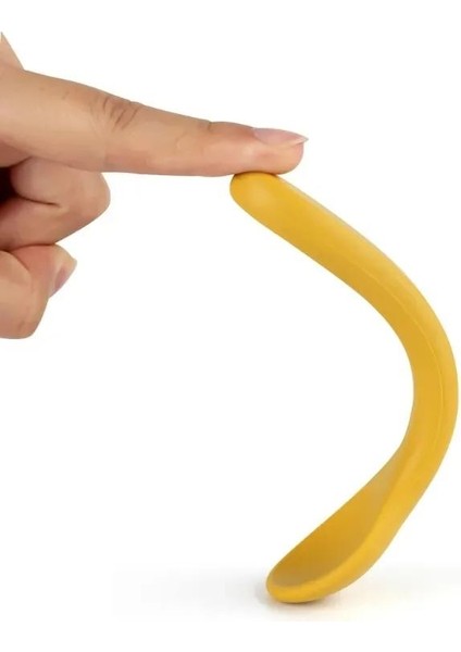 Yumuşak Kaşık Bpa Içermeyen Gıda Sınıfı Güvenli Düz Renk Sofra Tabakları Besleme Aracı Çocuk Erkek ve Kız Öğrenme Sevimli (Yurt Dışından)