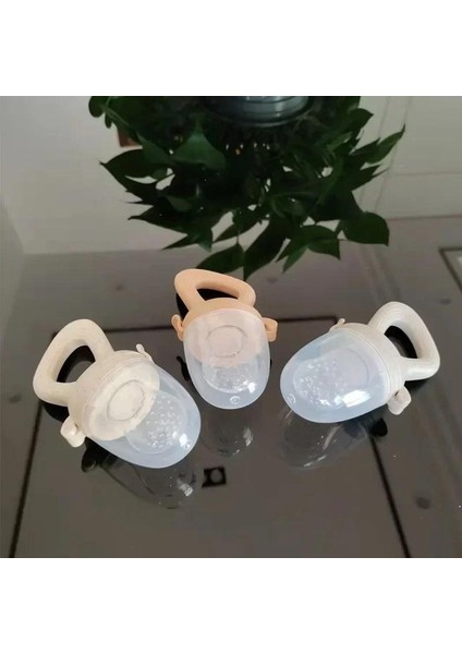 Kapaklı, Emzikli, Taze Mama, Sebze Takviyesi, Çiğneme ve Diş Çıkarma Hissini Gideren Paketlenmiş Meyve Besleyici (Yurt Dışından)