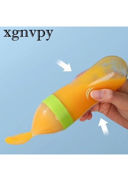 Xgnvpy Kaşık Şişe Besleyici Damlalık Ilaç Kaşık Yürümeye Başlayan Çocuk Sofra Takımı Eğitim Pirinç Kaşığı (Yurt Dışından)
