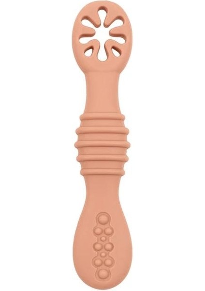 2'li Paket Sevimli Bebek Öğrenme Kaşığı Sofra Seti Gıda Sınıfı Yapışkan Kaşık Çocuk Eğitim Besleme (Yurt Dışından)