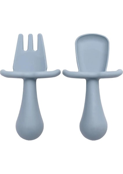 Yeni Besleme Mini Kaşık ve Çatal Bebek Sofra Takımı Eğitimi Uygulamalı Yetenek Çocuk Malzemeleri (Yurt Dışından)