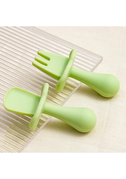 Yeni Besleme Mini Kaşık ve Çatal Bebek Sofra Takımı Eğitimi Uygulamalı Yetenek Çocuk Malzemeleri (Yurt Dışından) fırsatları