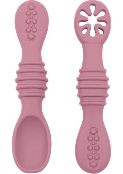 Bebek Sevimli Öğrenme Kaşığı Sofra Seti Gıda Sınıfı Yapışkan Kaşık Çocuk Eğitim Besleme (Yurt Dışından)