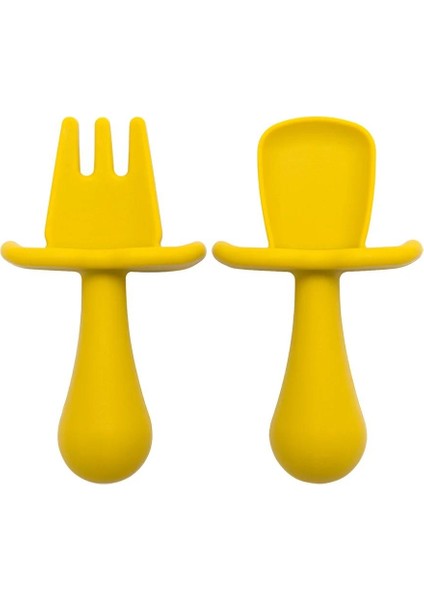 Yeni Besleme Mini Kaşık ve Çatal Bebek Sofra Takımı Eğitimi Uygulamalı Yetenek Çocuk Malzemeleri (Yurt Dışından)