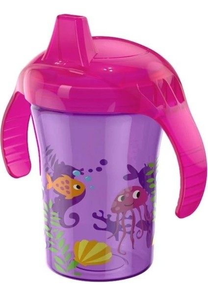 77HD Çocuklar Için Su Şişesi Küçük Bebek 260ML 8.8oz Damlatmaz Bardak Öğrenme (Yurt Dışından)