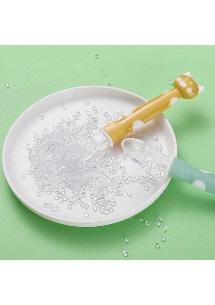 Çocuk Yumuşak Kaşık Eğitim Besleme Kaşığı Çocuk Sevimli Karikatür Sofra Bebek Haşlanma Önleyici Cihaz (Yurt Dışından) fırsatları