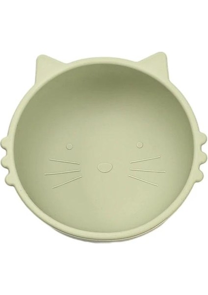 1 Set Besleme Kasesi ve Kaşık Yapalım. Karikatür Kedi Şekli Su Geçirmez Vantuz Sofra Kaşıkla Bpa Içermez (Yurt Dışından)