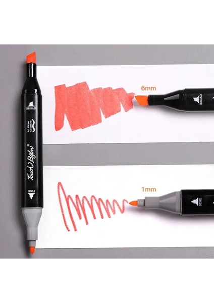 36 Lı Çift Taraflı Marker Keçeli Kalem Seti 36 Renk Marker Resim Mimari ve Grafik Tasarım Kalemi fiyatları