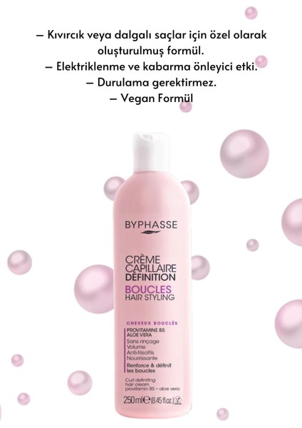 Bukleli Saçlar Için Şekillendirici Bakım Kremi 250ml fiyatları