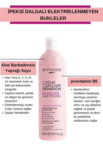 Bukleli Saçlar Için Şekillendirici Bakım Kremi 250ml fırsatları