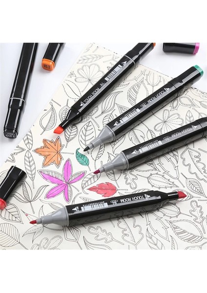 168 Renk Marker Resim Mimari ve Grafik Tasarım Kalemi 168 Lİ Çift Taraflı Marker Keçeli Kalem Seti fiyatları