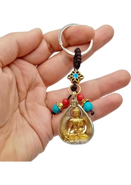 Feng Shui Figür Buda Metal Anahtarlık No.4