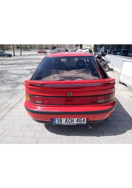 Mazda Uyumlu 323 Hb Ince Ayaklı Spoiler Boyasız Siyah