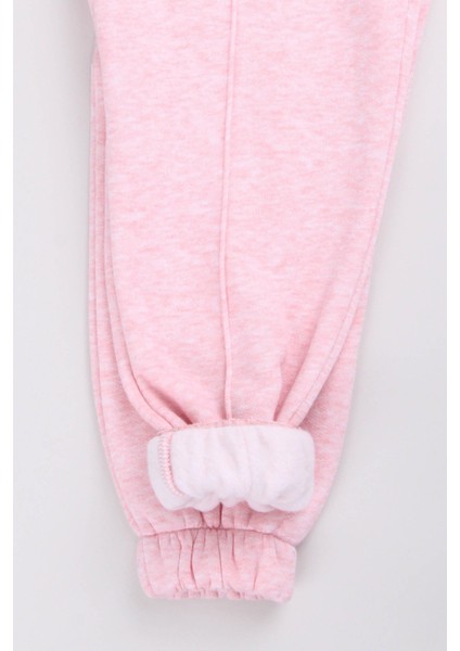 Lastikli Içi Polarlı Cepli Rahat Unisex Çocuk Eşofman Altı Yavruağzı modelleri