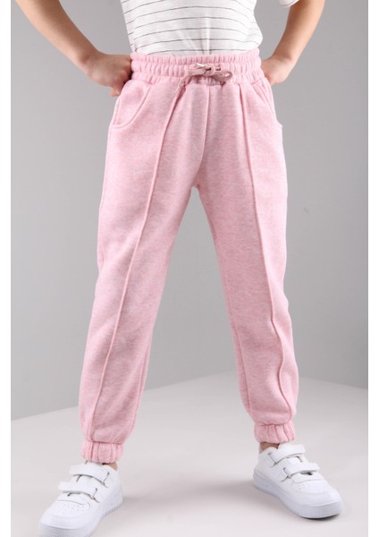 Lastikli Içi Polarlı Cepli Rahat Unisex Çocuk Eşofman Altı Yavruağzı fırsatları