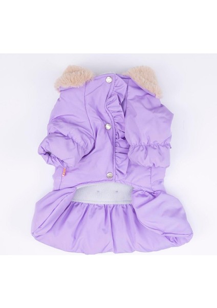 Lila Elizabeth Polarlı Su Geçirmez Küçük Irk Köpek Yağmurluğu fırsatları