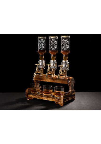 Shelf. Ahşap Içki Çeşmesi