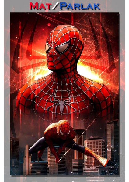 Tobey Maguire Spider Man Film Poster Baskı