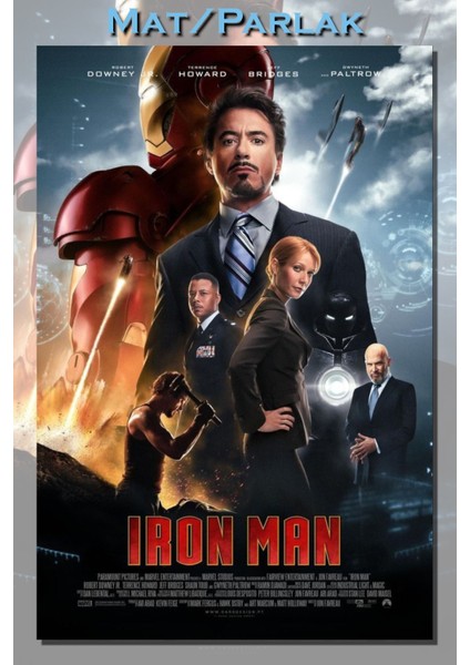 Iron Man 1 Film Posteri Baskı