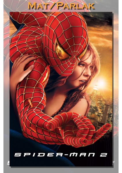 Tobey Spider Man Örümcek Adam 2 Film Posteri Baskı
