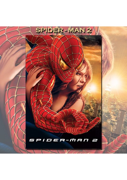 Tobey Spider Man Örümcek Adam 2 Film Posteri Baskı