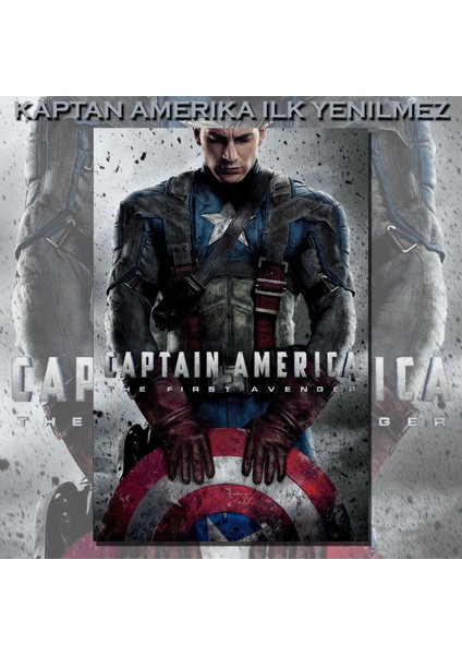 Captain America 1/Kaptan Amerika Ilk Yenilmez Film Posteri Baskı fiyatları