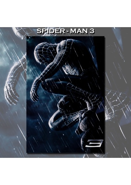 Tobey Spider Man Örümcek Adam 3 Film Posteri Baskı