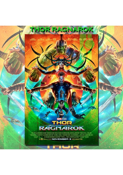 Thor 3 Ragnarok Film Posteri Baskı