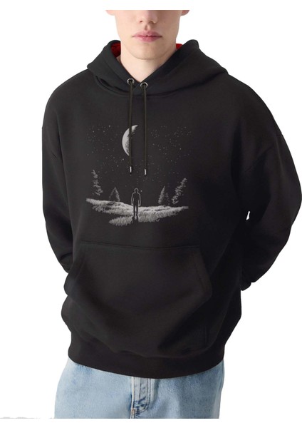 Yıldızlar Tasarım Sweatshirt Kapşonlu Sweatshirt Hoodie modelleri